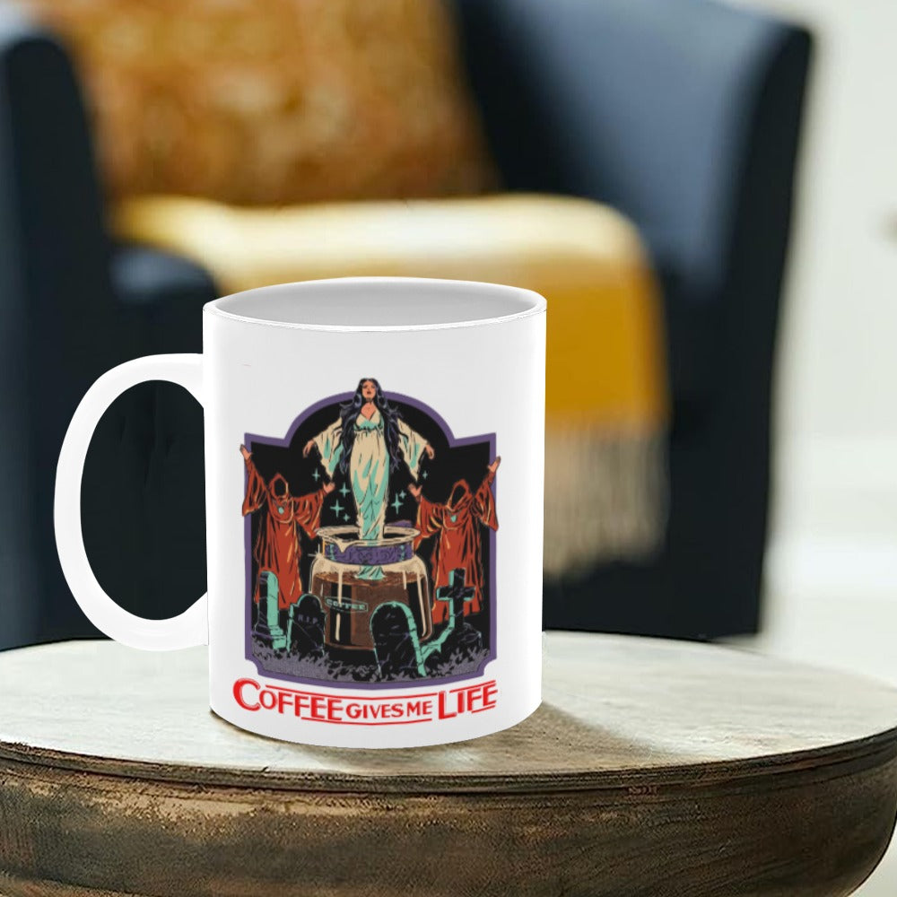 Coffee Gives Me Life 11oz Ceramic Mug