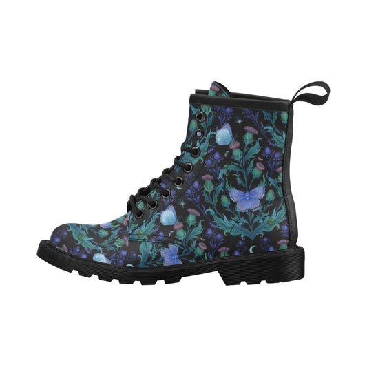 Dark Thistle Vegan Leather Boots