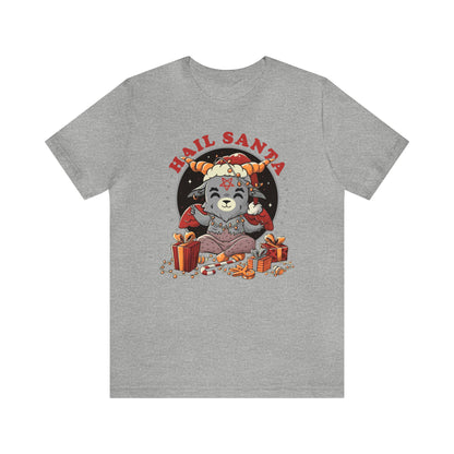 Baby Baphomet Hail Santa T-Shirt