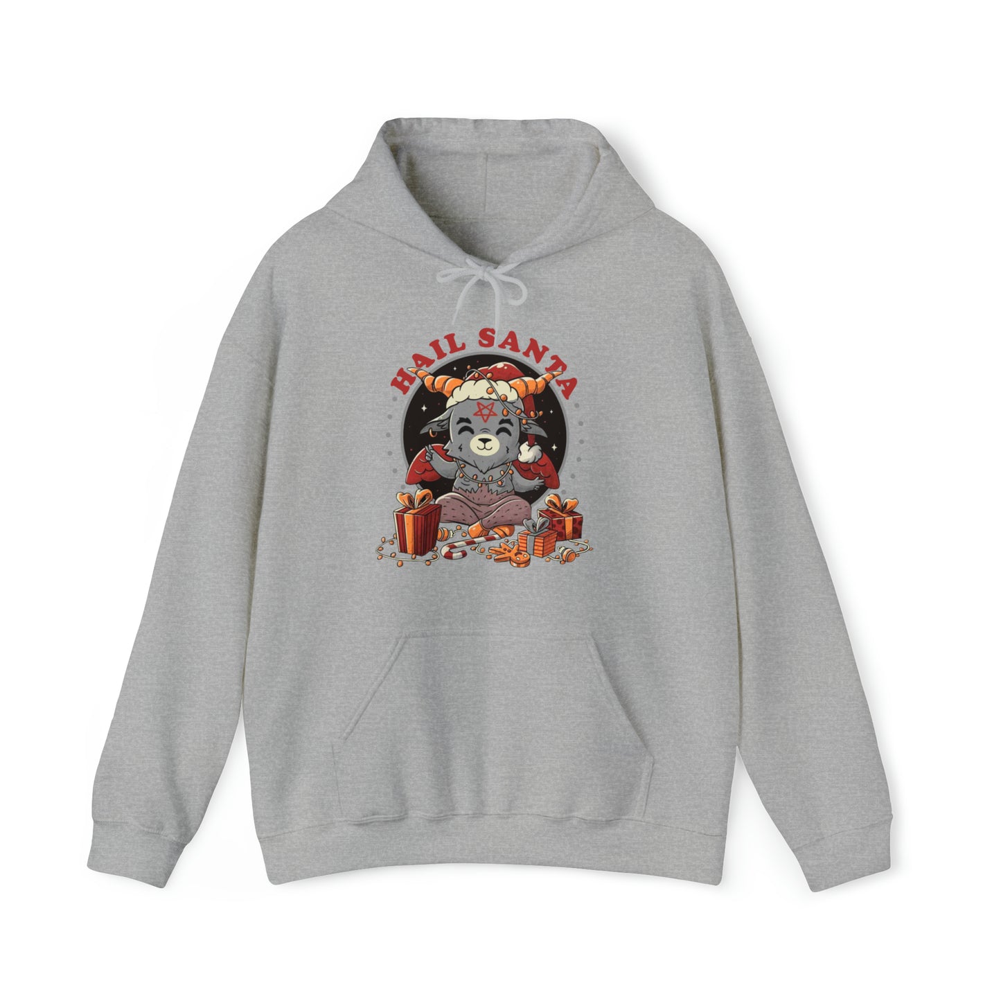 Baby Baphomet Hail Santa Hoodie