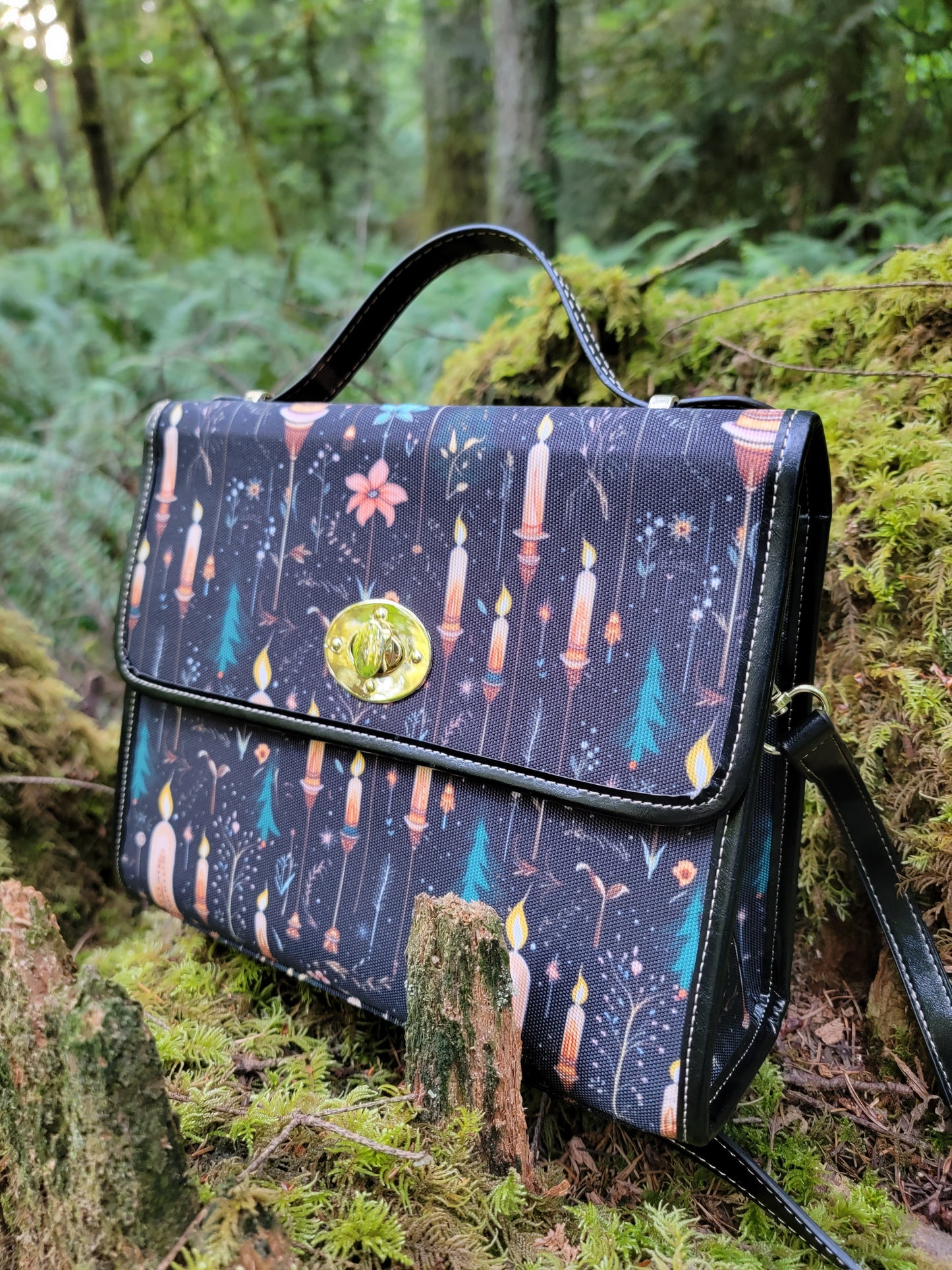 Imbolc Candlemas Satchel Purse