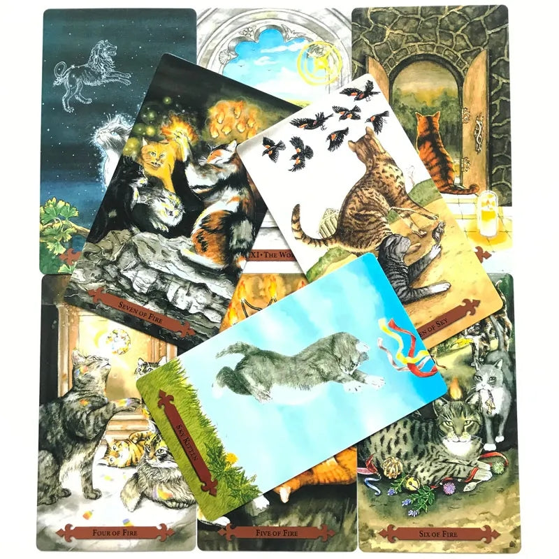 Mystical Cats Tarot Cards