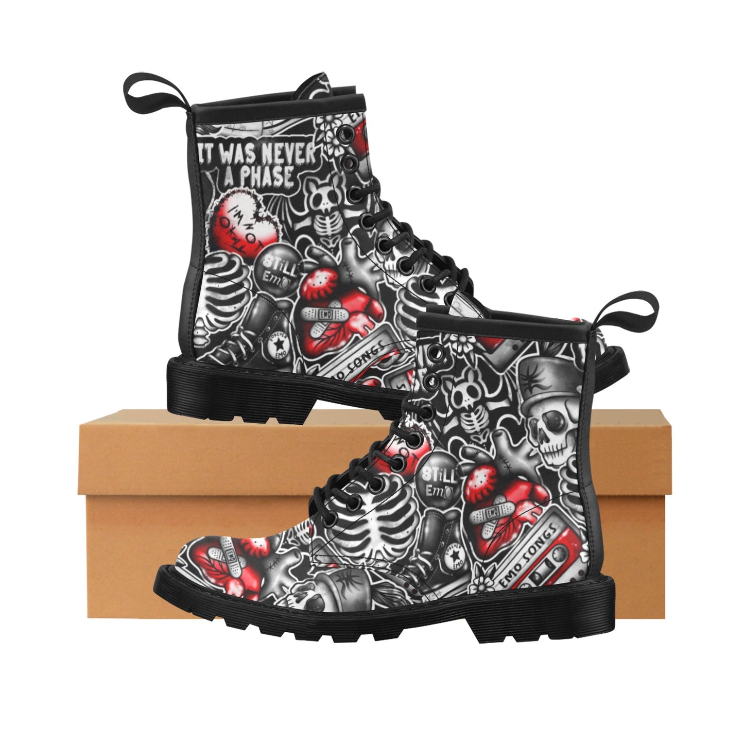 Emo Parade Vegan Leather Boots