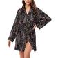 Foxglove Satin Robe