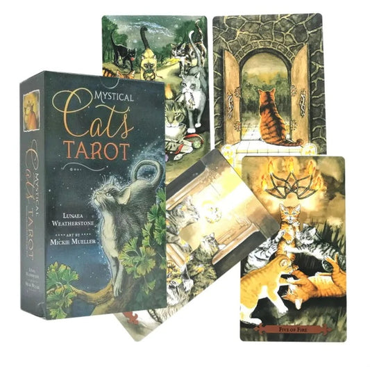Mystical Cats Tarot Cards