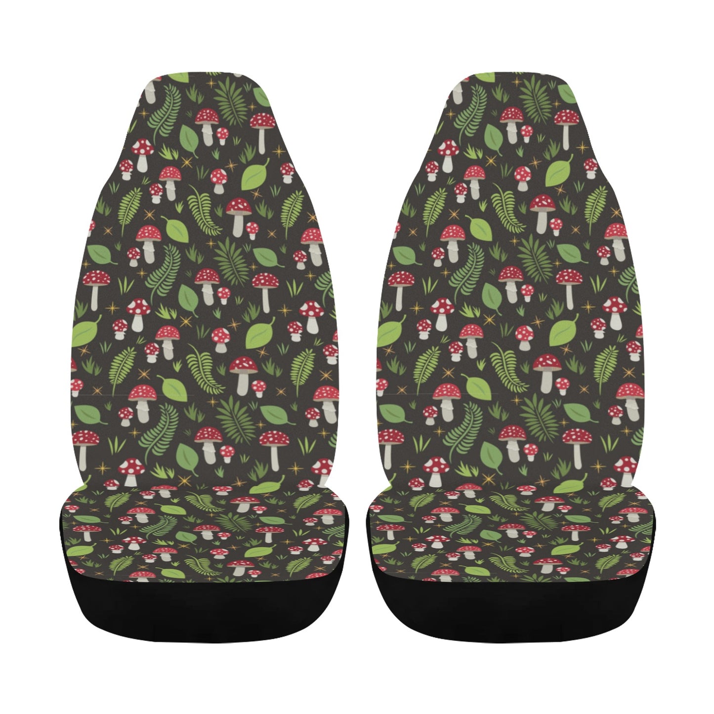 Mushrooms and Ferns Car Seat Covers