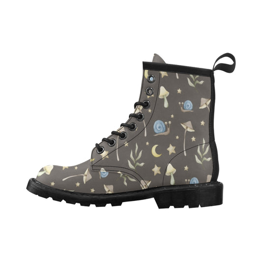 Celestial Mushroom Vegan Leather Boots