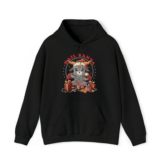 Baby Baphomet Hail Santa Hoodie