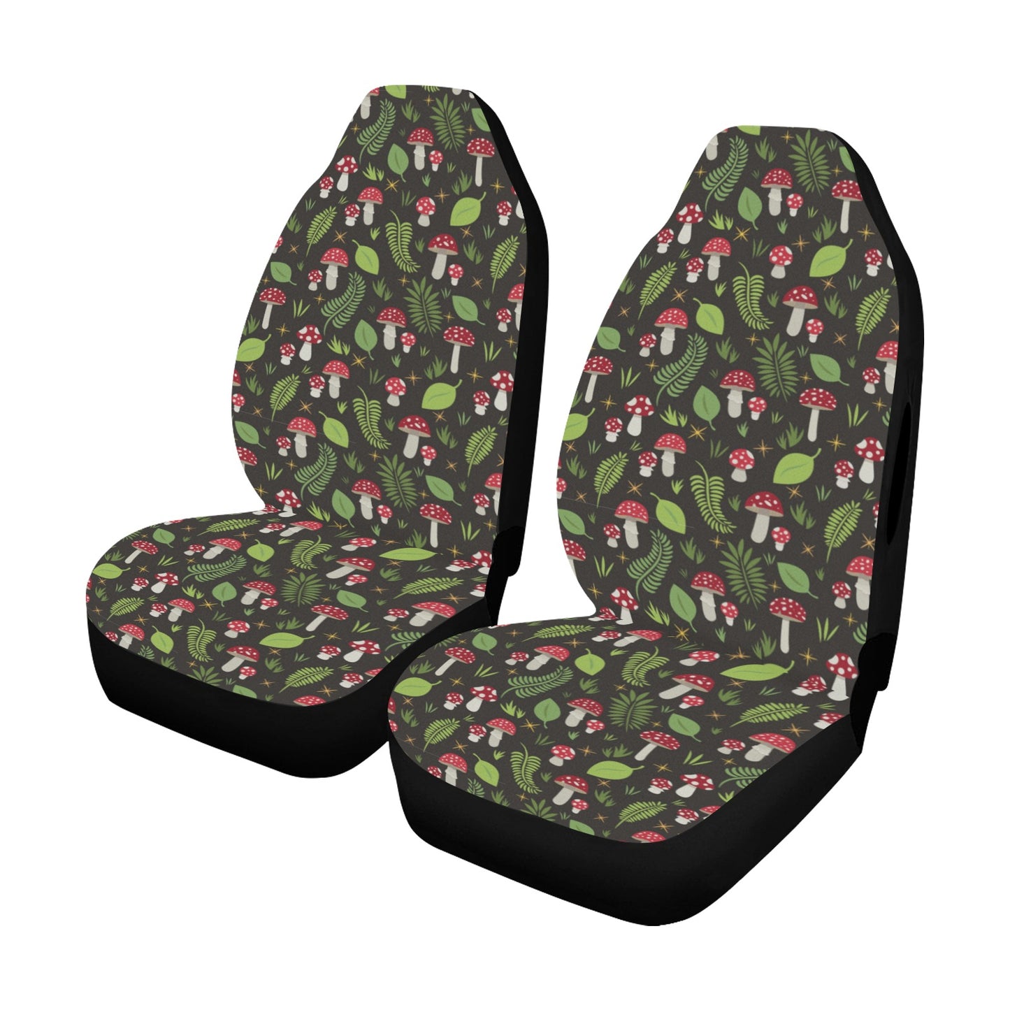 Mushrooms and Ferns Car Seat Covers