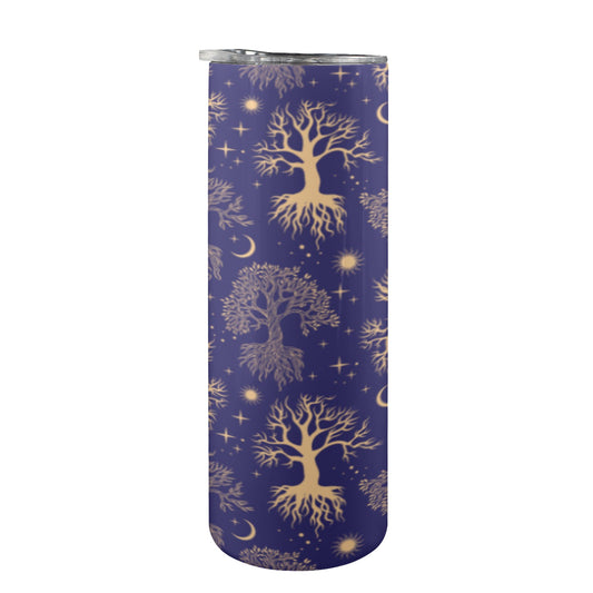 Yggdrasil Skinny Straw Tumbler