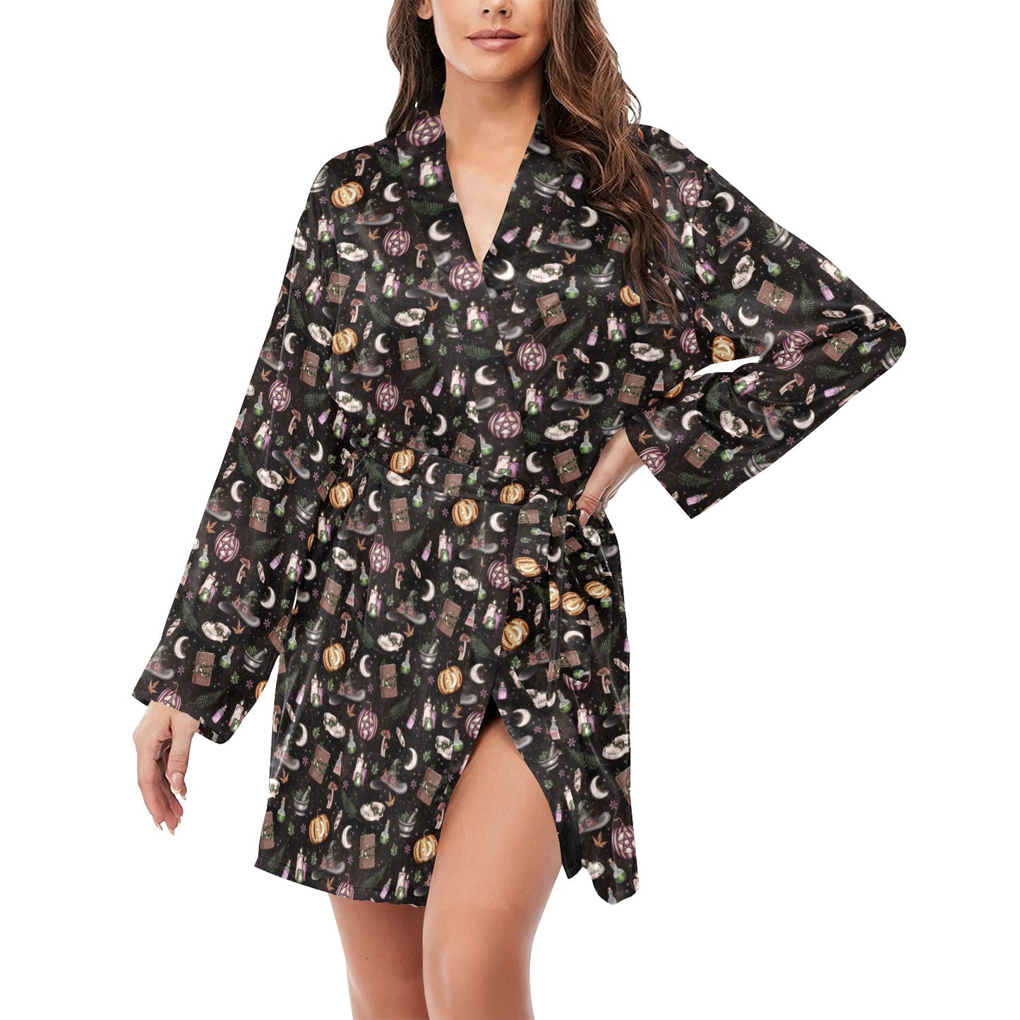 Samhain Satin Robe