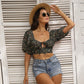 Square-Neck Crop Top
