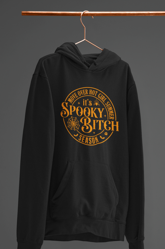 Spooky Bitch Season Hoodie (Orange Text)