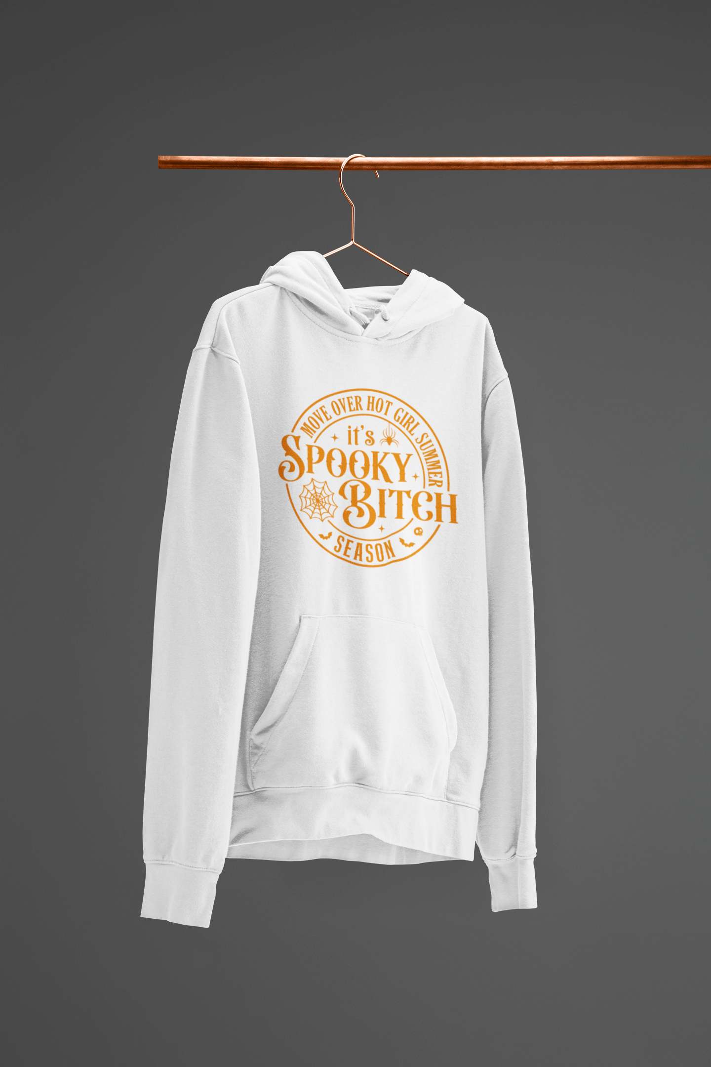 Spooky Bitch Season Hoodie (Orange Text)