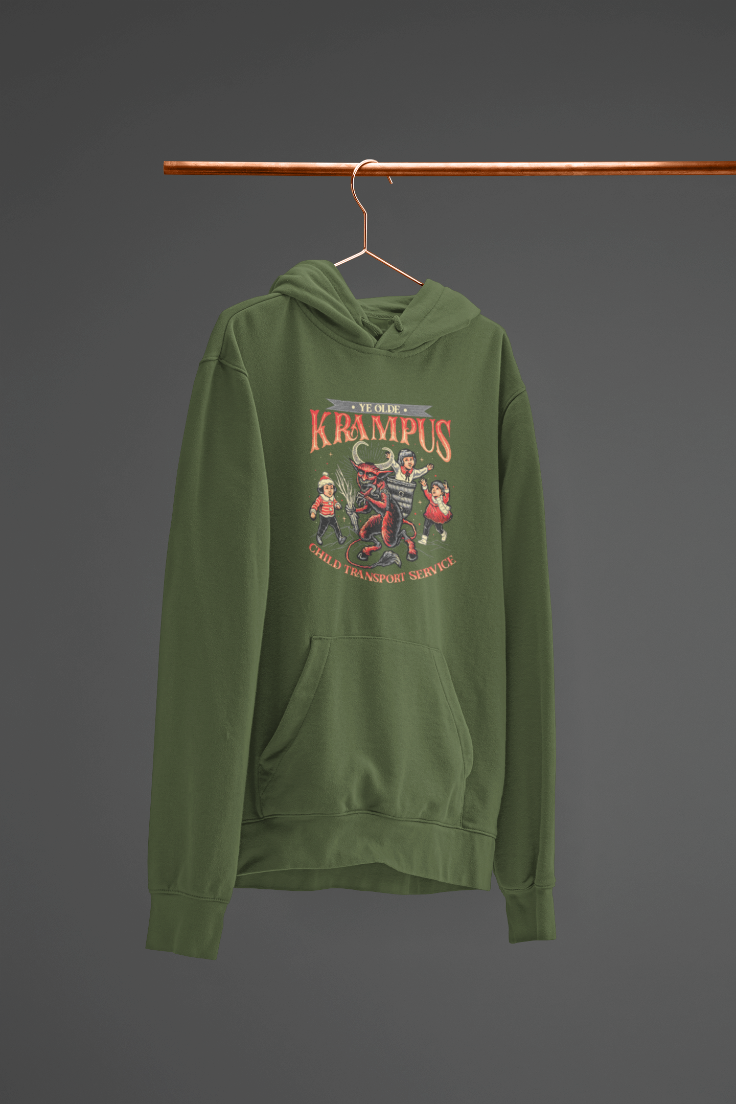 Krampus Child Transport Hoodie