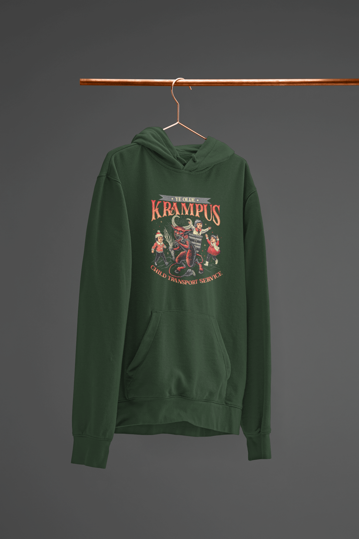 Krampus Child Transport Hoodie