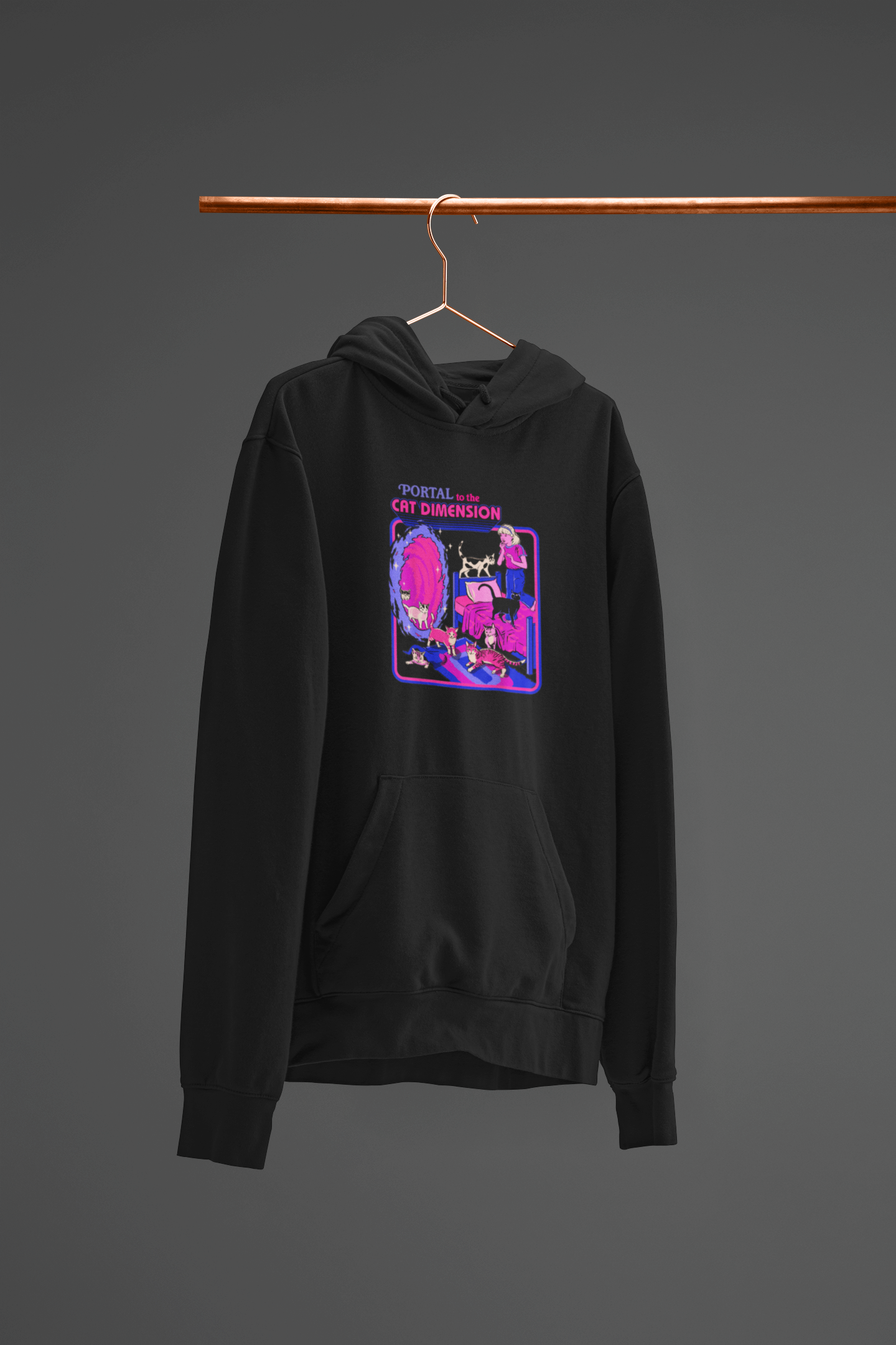 Portal to the Cat Dimension Hoodie