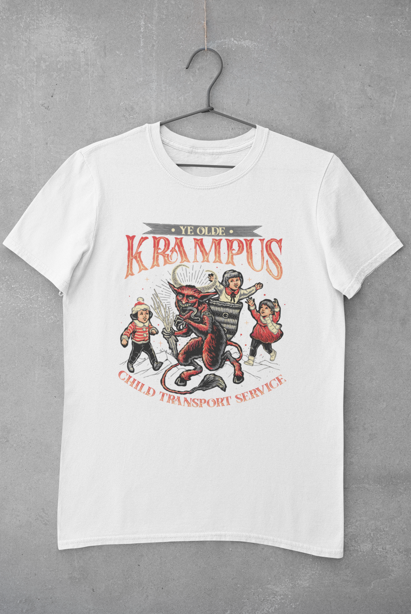 Krampus Child Transport T-Shirt