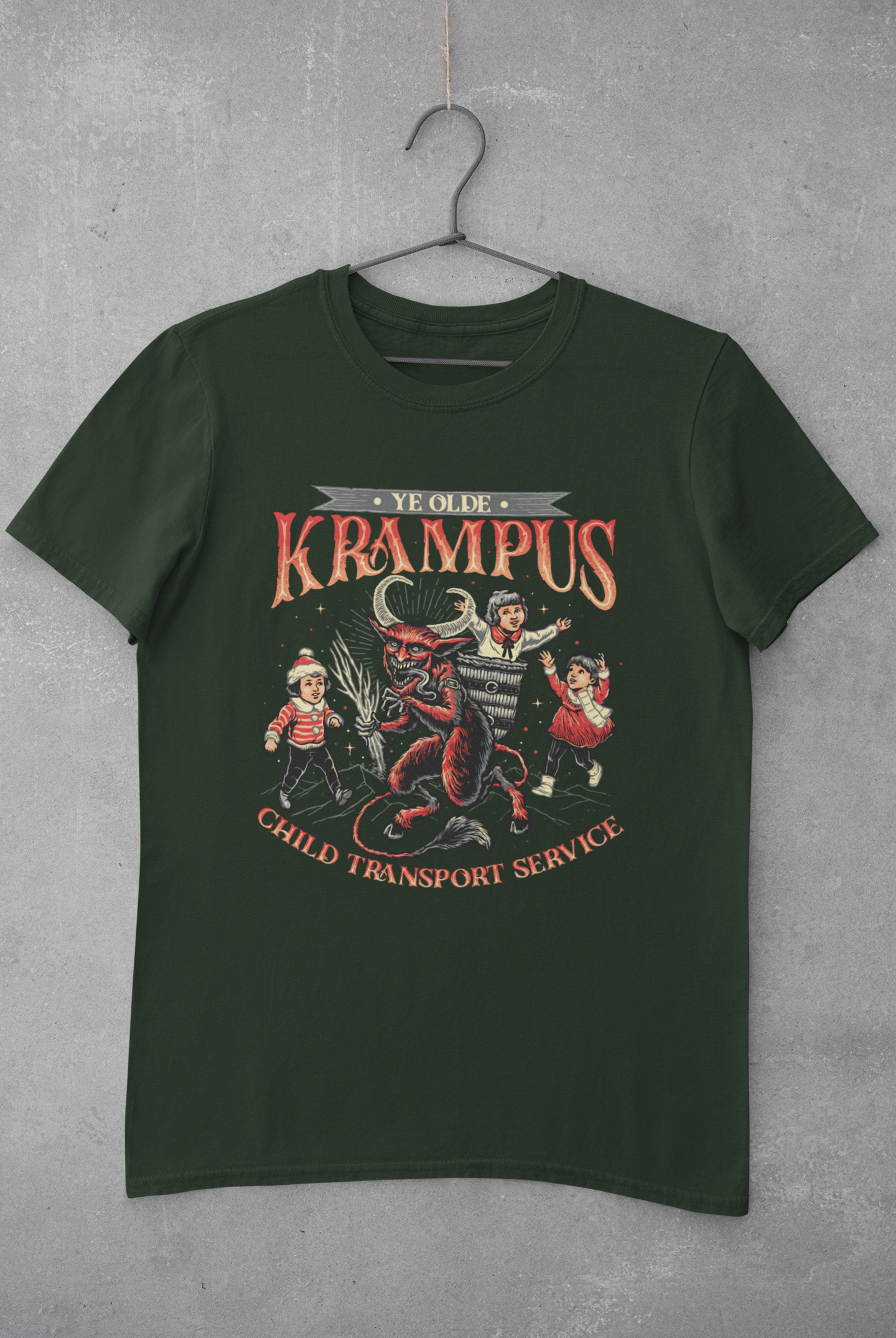 Krampus Child Transport T-Shirt