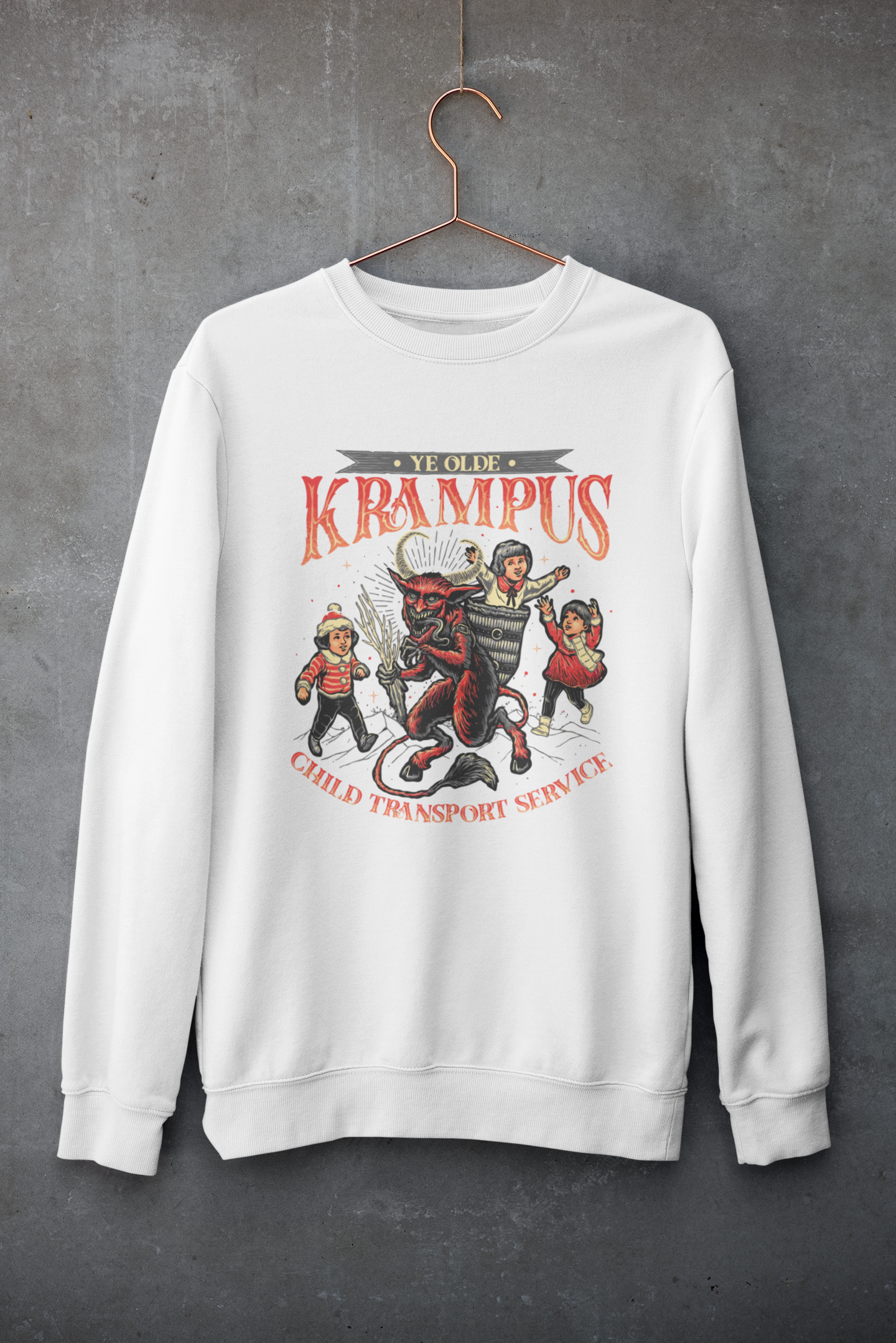 Krampus Child Transport Sweatshirt