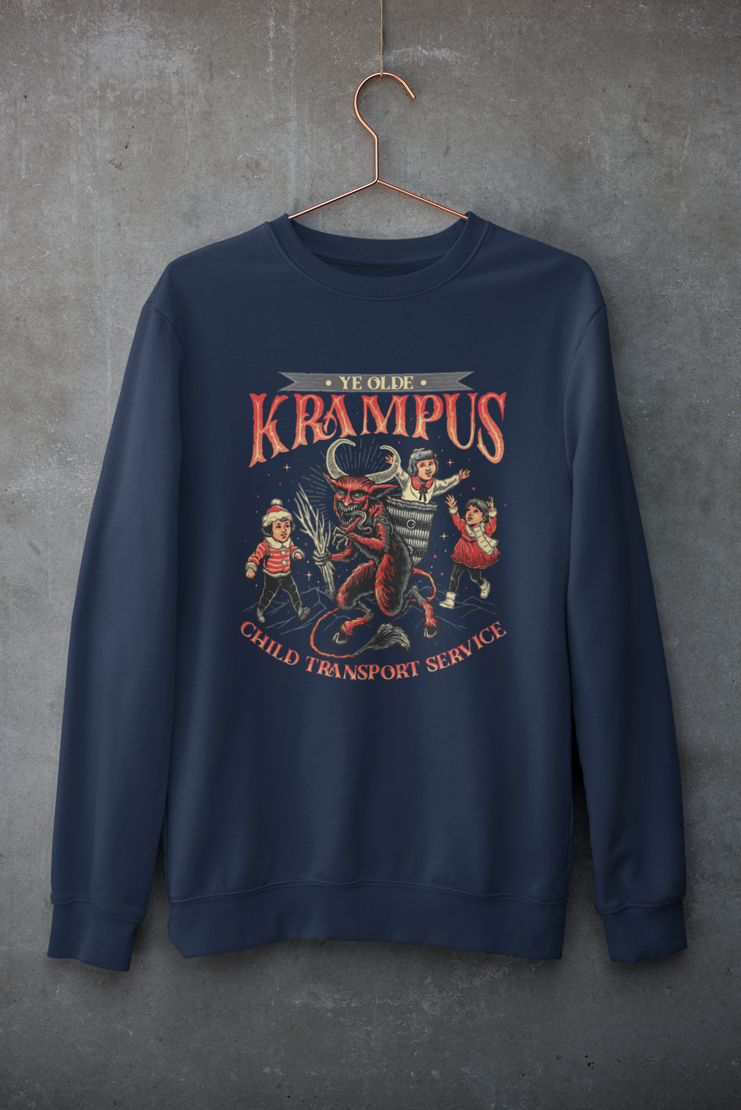 Krampus Child Transport Sweatshirt