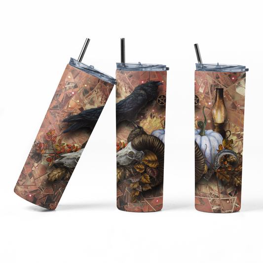 Samhain Skinny Straw Tumbler