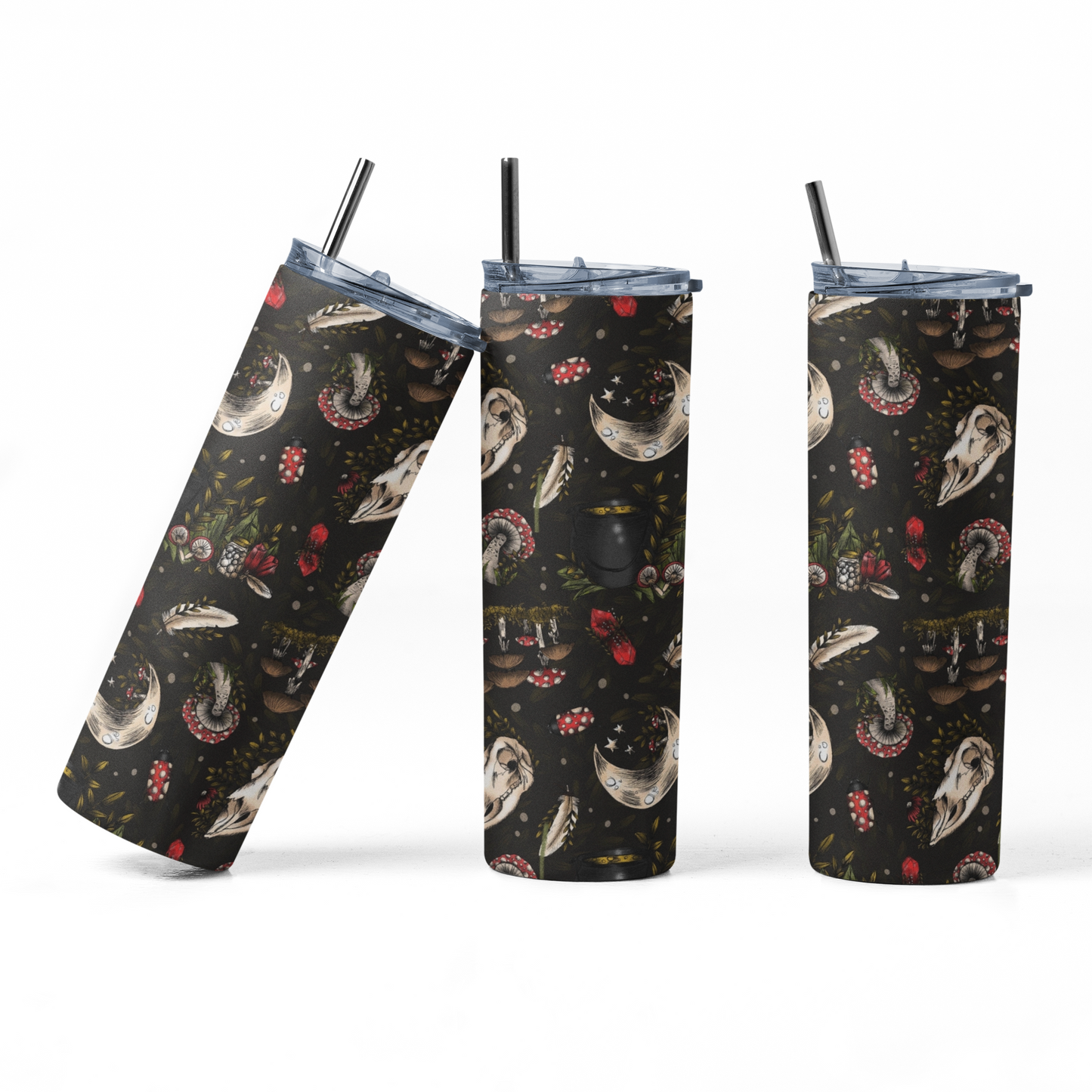 The Bone Witch Skinny Straw Tumbler