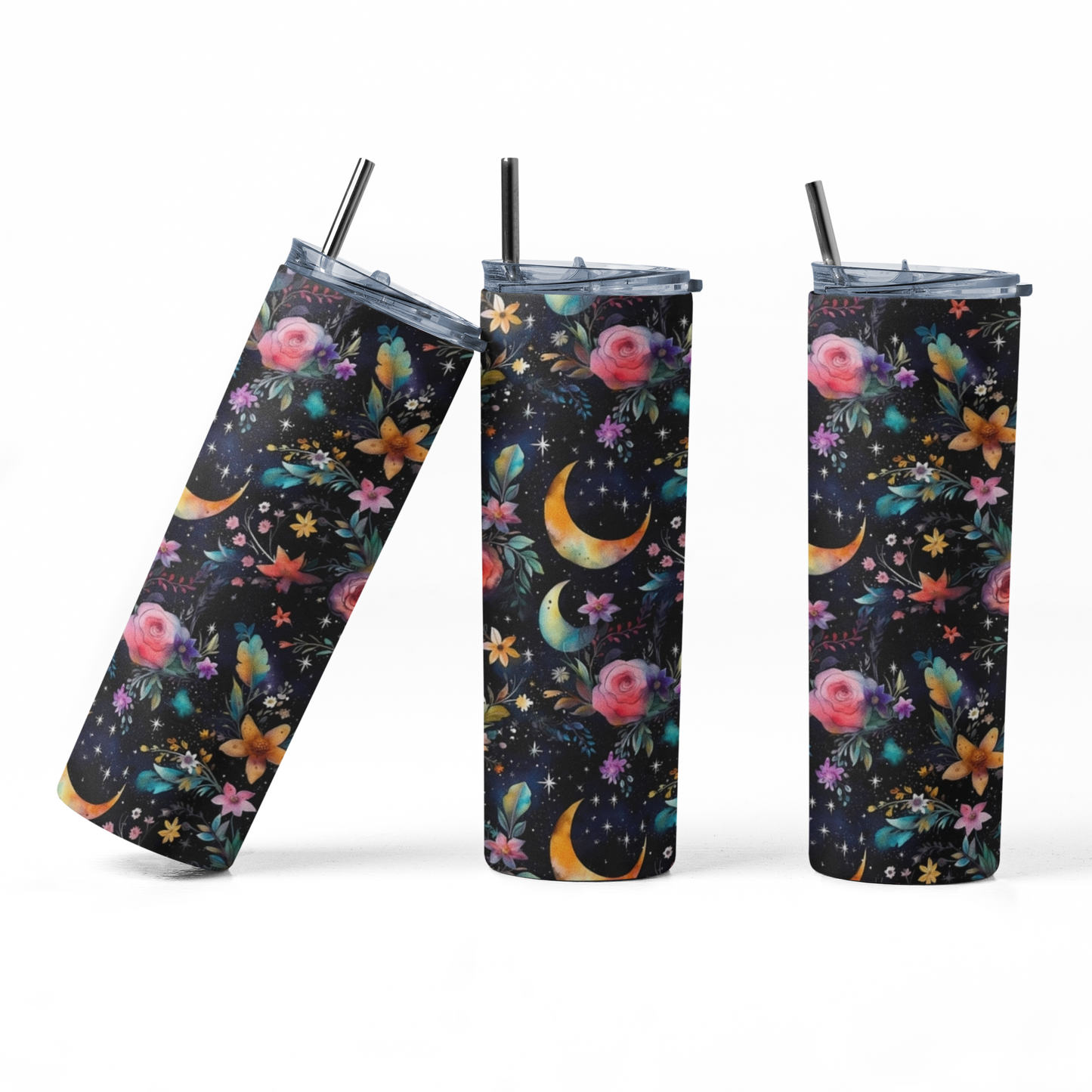 Whimsical Heavens Skinny Straw Tumbler