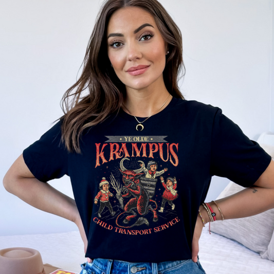 Krampus Child Transport T-Shirt